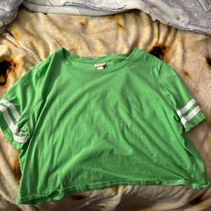 Green XL Mossimo Supply CO. Crop top